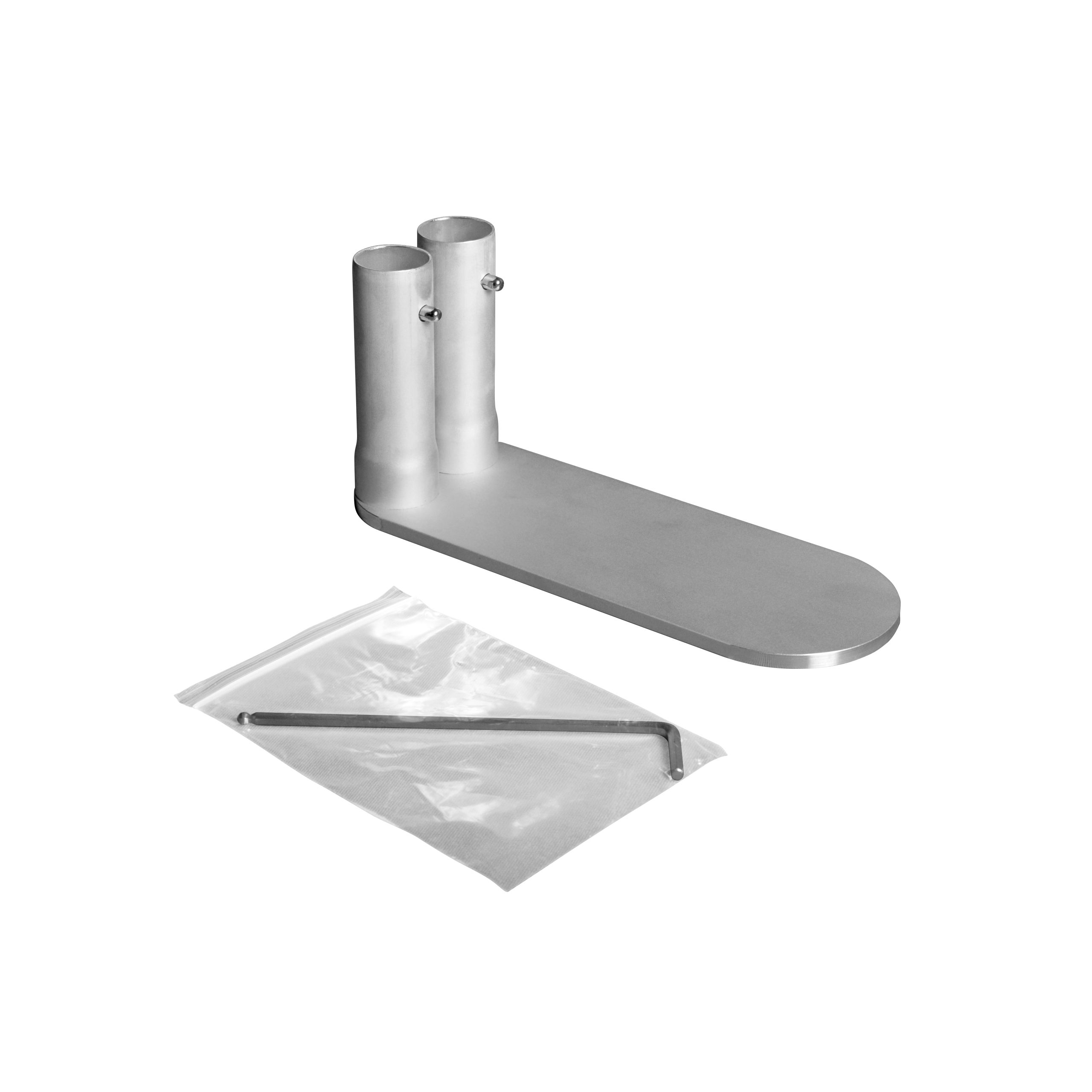 Grand pied double pour système tubulaire TEXstyle