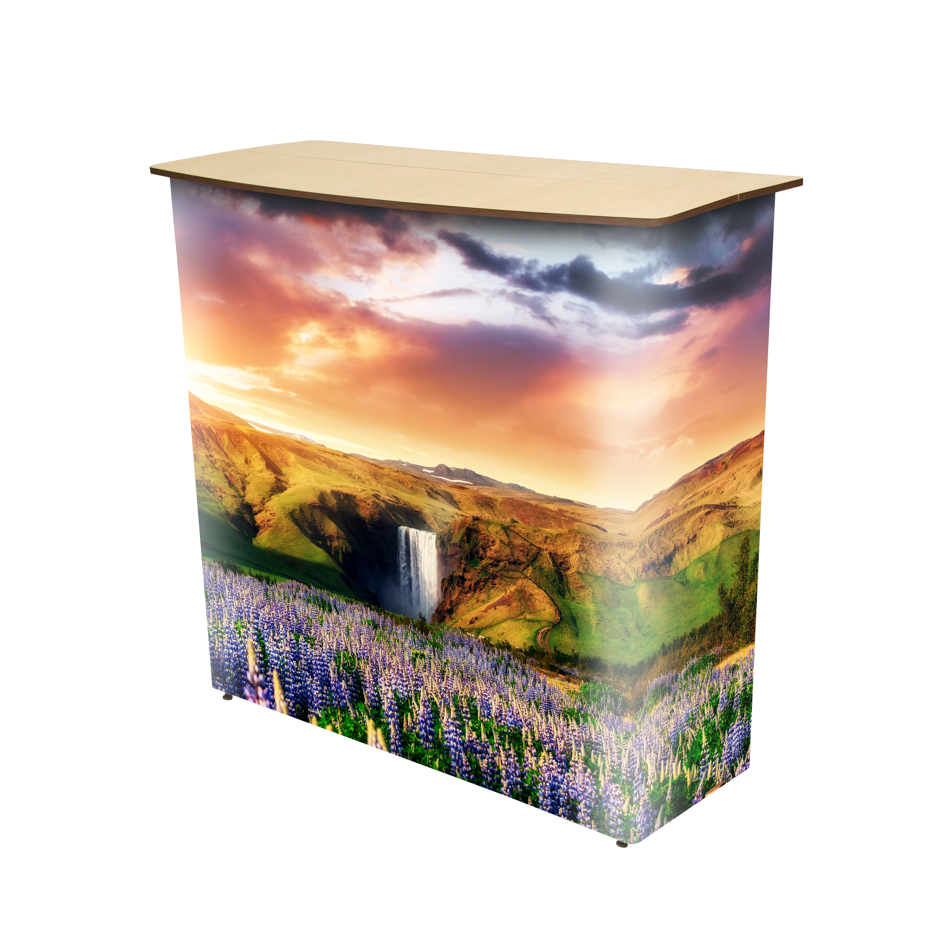 Tensile Fabric Pop Up Counter